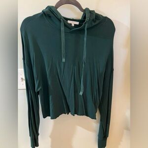 Z Supply Green Hoodie Sweatshirt